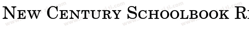 New Century Schoolbook Regular字体转换